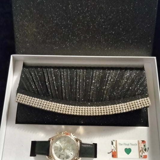 matching watch and purse set.