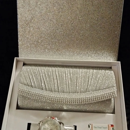 matching watch and purse set.