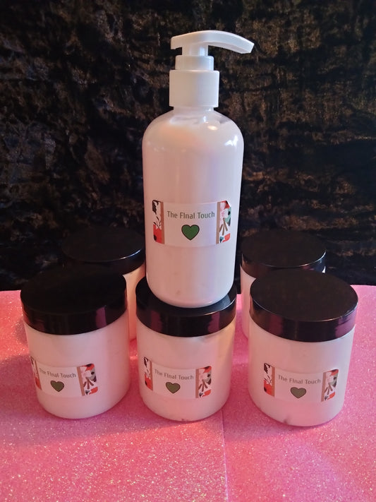 The Final Touch smooth skin care cream.